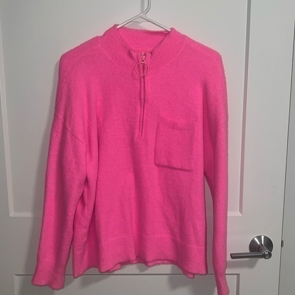 Lou & Grey Sweaters - Loft - Lou&grey - bright light pink sweater - medium